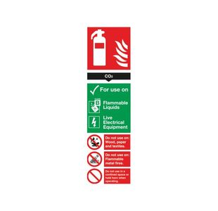 Carbon Dioxide 280X90Mm Pvc F103/R