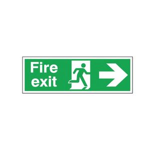 Fire Exit Right 150X450Mm S/A E99A/S