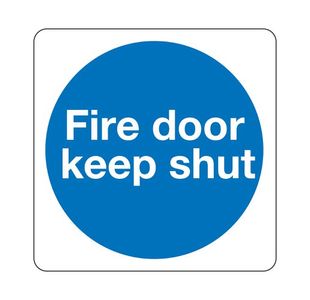 Fire Door Keep Shut 100X100Mm S/A Km14As