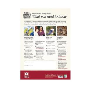 Health And Safety Law Poster *New*