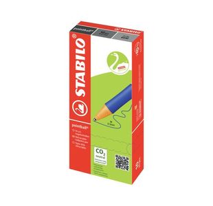 Stabilo Pointball Retrct Pen Blu P10