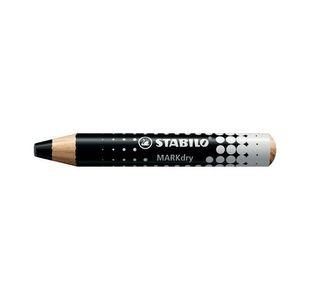 Stabilo Markdry Wb Pencil Black Pk5