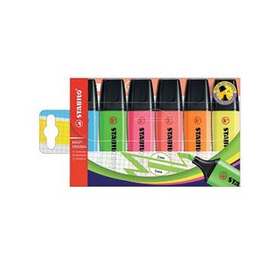 Stabilo Boss Pen Wlt6 Assorted 70/6