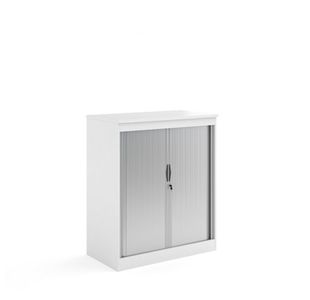 Systems horizontal tambour door cupboard