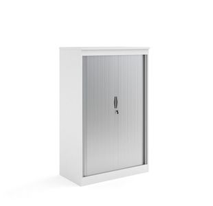 Systems horizontal tambour door cupboard