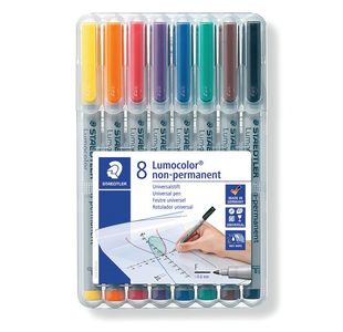 Staedtler Lumocolor Med Asst Pk8