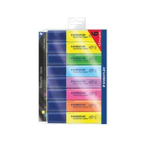 Staedtler Highlighter Pk6 C/W 2 Assorted