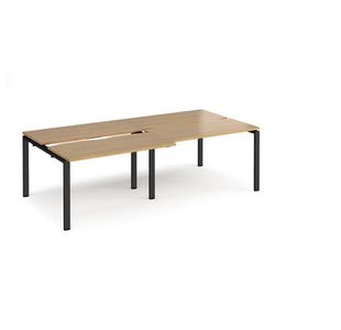 Adapt sliding top double B2B desks 1200