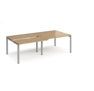 Adapt sliding top double B2B desks 1200