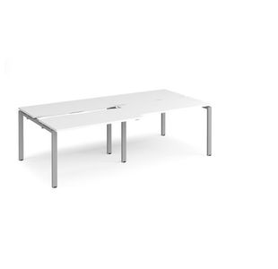 Adapt sliding top double B2B desks 1200