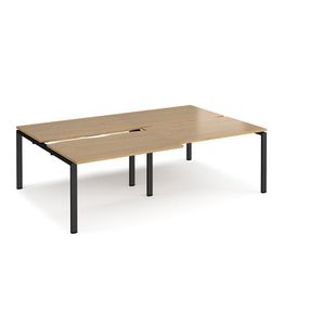 Adapt sliding top double B2B desks 1600