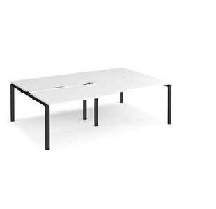 Adapt sliding top double B2B desks 1600