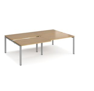 Adapt sliding top double B2B desks 1600