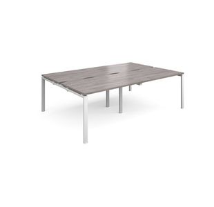 Adapt sliding top double B2B desks 1600