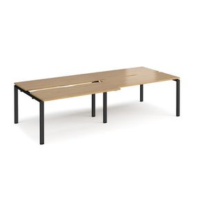 Adapt sliding top double B2B desks 1200