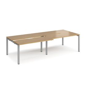 Adapt sliding top double B2B desks 1200