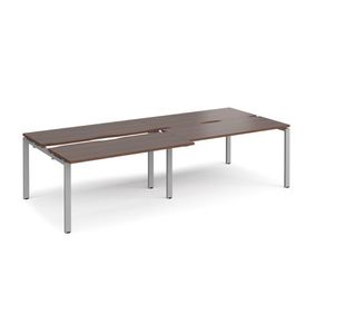 Adapt sliding top double B2B desks 1200