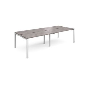 Adapt sliding top double B2B desks 1200