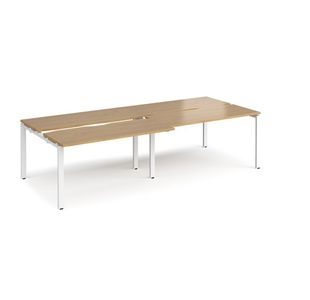 Adapt sliding top double B2B desks 1200