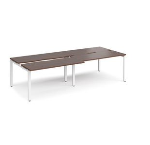 Adapt sliding top double B2B desks 1200