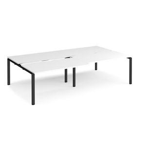 Adapt sliding top double B2B desks 1600