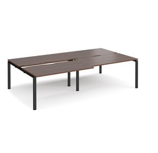 Adapt sliding top double B2B desks 1600