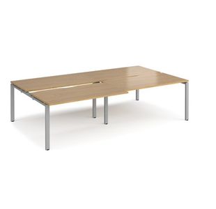 Adapt sliding top double B2B desks 1600