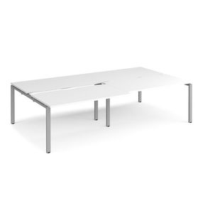 Adapt sliding top double B2B desks 1600