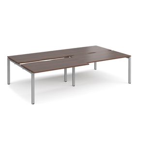 Adapt sliding top double B2B desks 1600