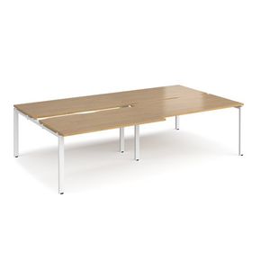 Adapt sliding top double B2B desks 1600