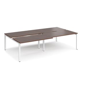 Adapt sliding top double B2B desks 1600