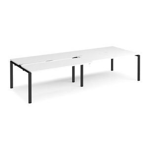 Adapt sliding top double B2B desks 1200