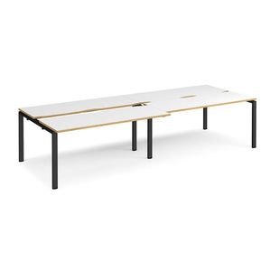 Adapt sliding top double B2B desks 1200