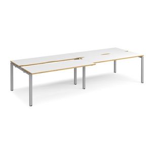 Adapt sliding top double B2B desks 1200