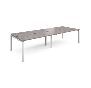 Adapt sliding top double B2B desks 1200