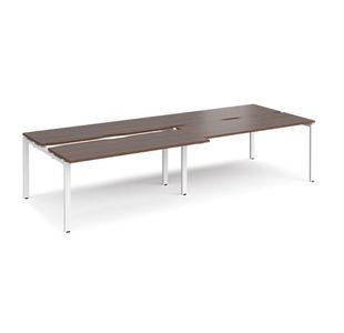 Adapt sliding top double B2B desks 1200