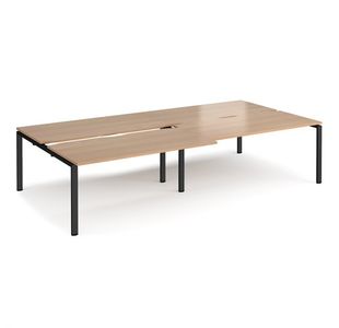 Adapt sliding top double B2B desks 1600