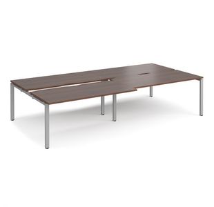 Adapt sliding top double B2B desks 1600