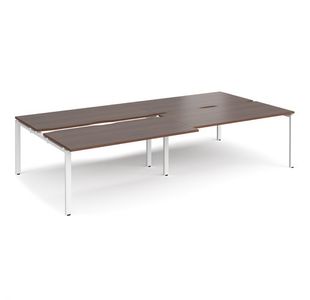 Adapt sliding top double B2B desks 1600