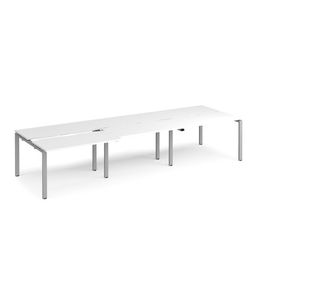 Adapt sliding top triple B2B desks 1200