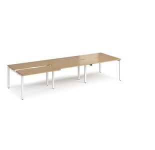 Adapt sliding top triple B2B desks 1200