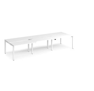 Adapt sliding top triple B2B desks 1200