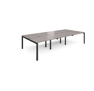 Adapt Sliding Top Triple B2B Desks 1600