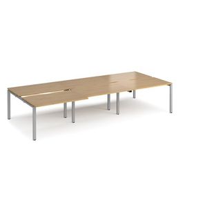 Adapt Sliding Top Triple B2B Desks 1600