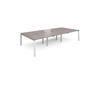 Adapt Sliding Top Triple B2B Desks 1600