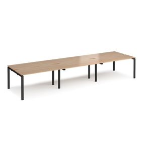 Adapt sliding top triple B2B desks 1200