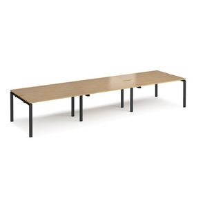 Adapt sliding top triple B2B desks 1200