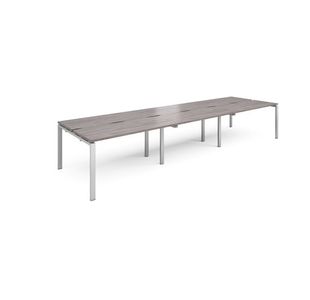 Adapt sliding top triple B2B desks 1200