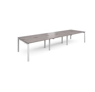 Adapt sliding top triple B2B desks 1200