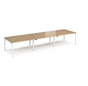 Adapt sliding top triple B2B desks 1200